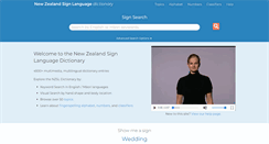 Desktop Screenshot of nzsl.vuw.ac.nz